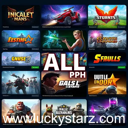 Exploring the 'All Games' Category with Lucky Starz PH Login
